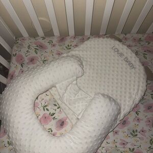 White Infant Pillow
